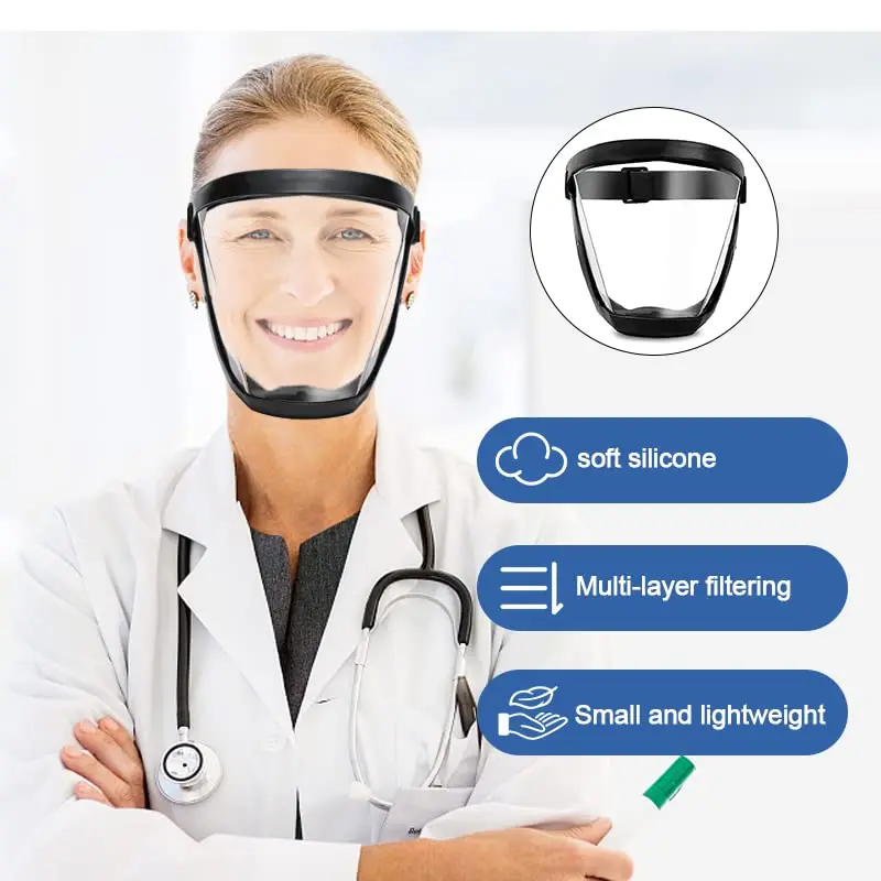 Full Face Shield Anti-Fog – Clear Protective Mask for Kitchen & Work Use - Image 4