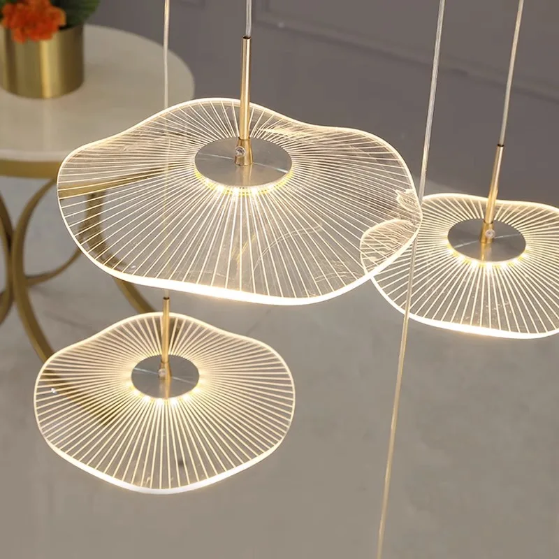 Nordic Stair Chandelier Pendant Light – Modern Ceiling Lighting - Image 6