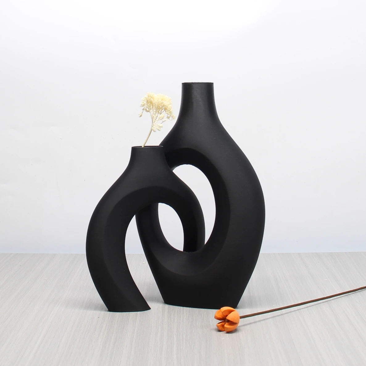 Bohemian Style Art Vase Set – Decorative Home & Office Vases - Image 3