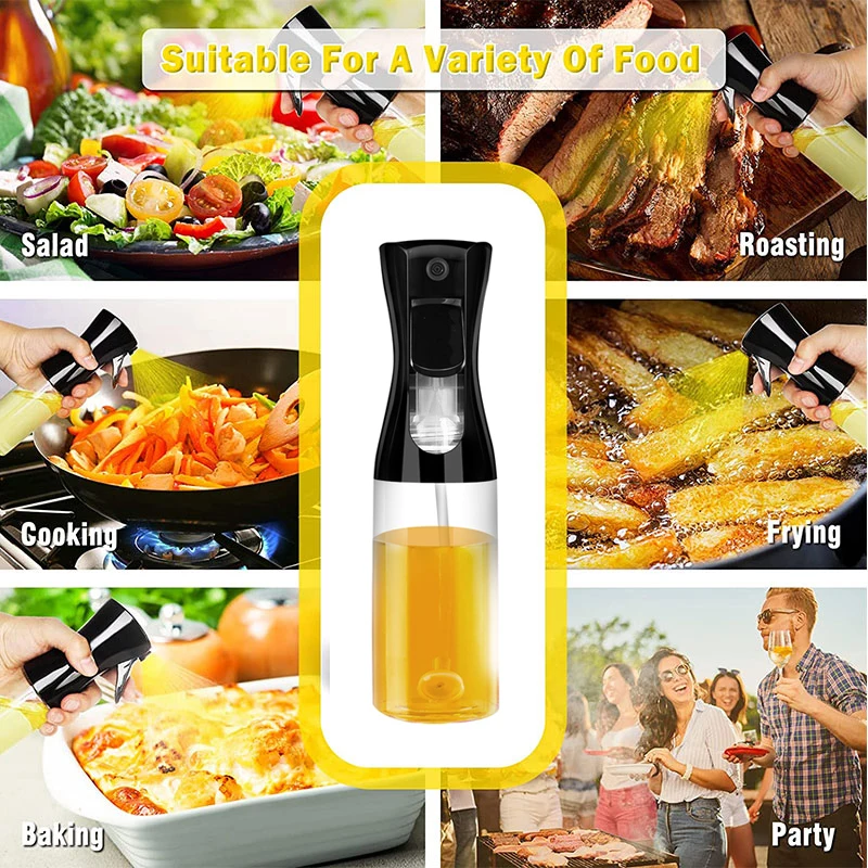 Oil Spray Bottle 200/300ml – Olive Oil Sprayer for Cooking & BBQ - Image 4