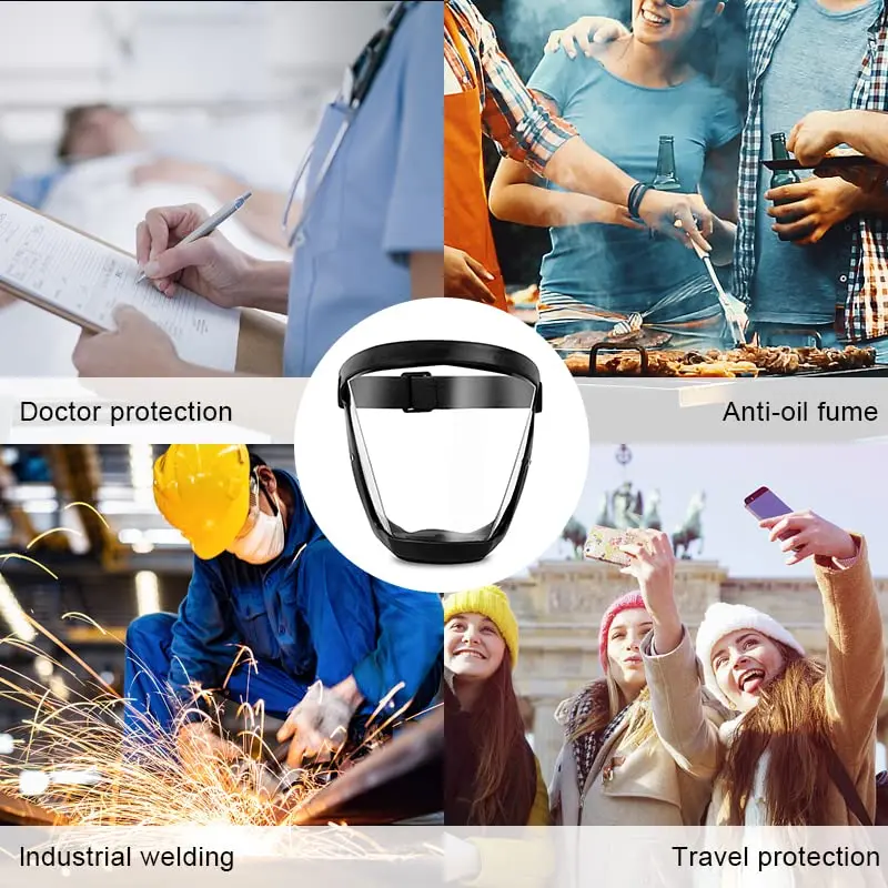 Full Face Shield Anti-Fog – Clear Protective Mask for Kitchen & Work Use - Image 2