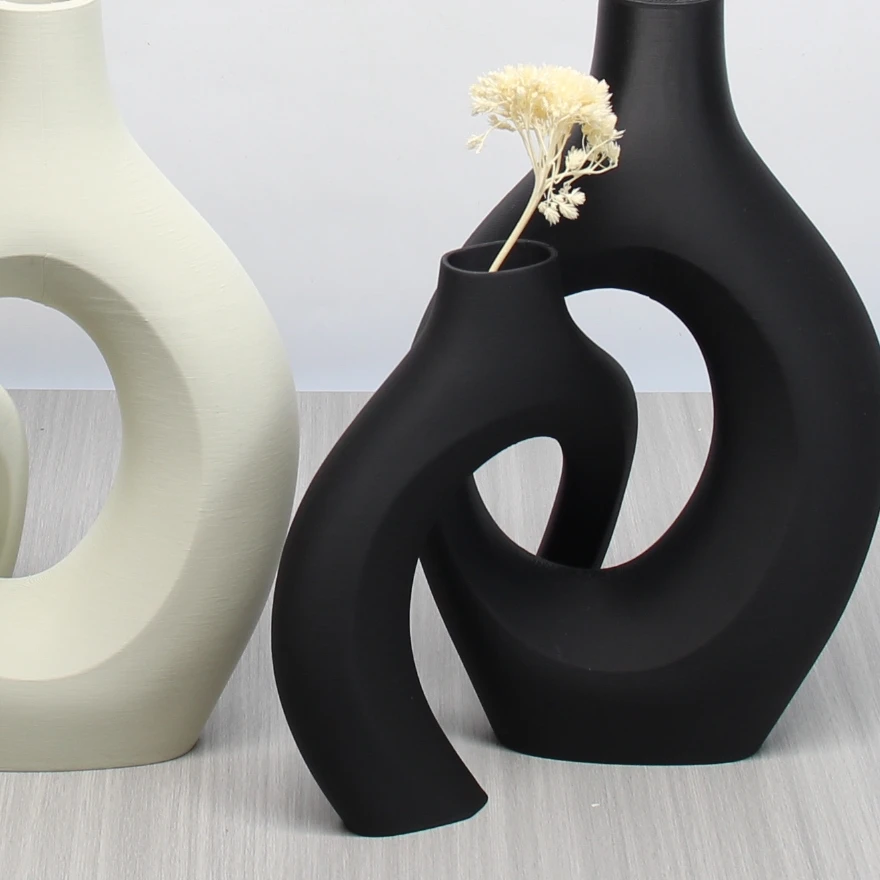 Bohemian Style Art Vase Set – Decorative Home & Office Vases - Image 5